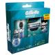 Kit 1 Aparelho Recarregável + 3 Cargas para Barbear Gillette Mach3 Grátis 1 Gel de Barbear Extra Comfort 71g - Imagem 7500435147958-(2).jpg em miniatúra