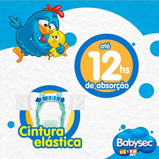 Fraldas Babysec Ultrasec Galinha Pintadinha P 42 Unidades - Imagem em destaque