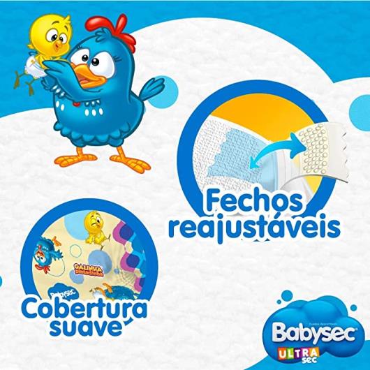 Fraldas Babysec Ultrasec Galinha Pintadinha P 42 Unidades - Imagem em destaque