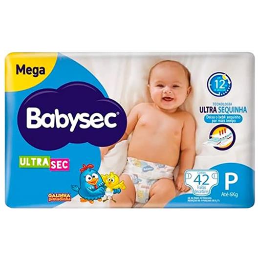 Fraldas Babysec Ultrasec Galinha Pintadinha P 42 Unidades - Imagem em destaque