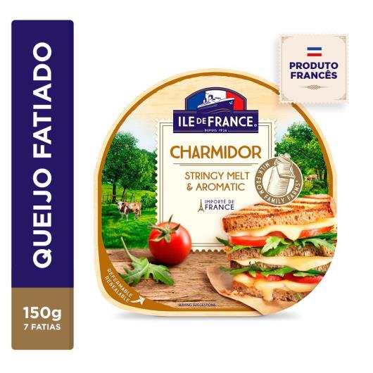 Queijo fatiado charmidor Ile De France 150g - Imagem em destaque