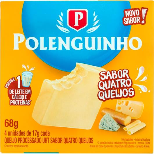 Queijo Processado sabor 4 queijos Polenguinho 68g - Imagem em destaque