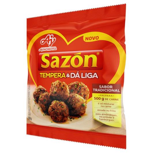 Farinha Tradicional Sazón Tempera & Dá Liga Pacote 60g - Imagem em destaque