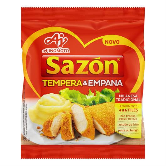 Farinha para Empanar Tradicional Sazón Tempera & Empana Pacote 60g - Imagem em destaque