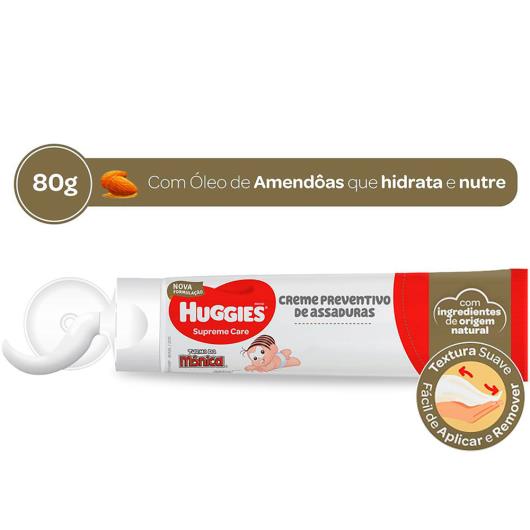 Creme preventivo assaduras turma mônica óleo amêndoas Huggye 80g - Imagem em destaque