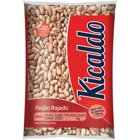 Feijão rajado Kicaldo 1kg - Imagem em destaque