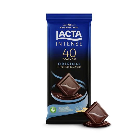 Chocolate Lacta Intense 40% cacau original 85g - Imagem em destaque