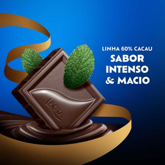 Chocolate 60% cacau menta Intenso Lacta 85g - Imagem em destaque