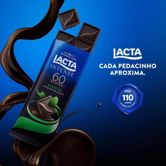 Chocolate 60% cacau menta Intenso Lacta 85g - Imagem em destaque