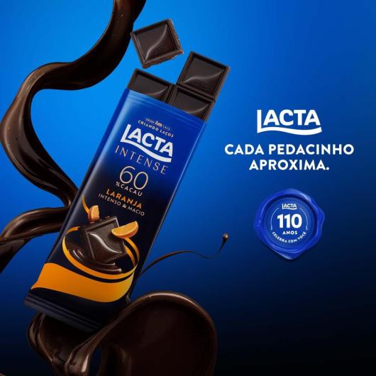 Chocolate 60% cacau laranja Intenso Lacta 85g - Imagem em destaque