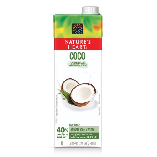 Bebida Vegetal NATURES HEART Coco e Arroz 1L - Imagem em destaque