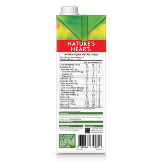 Bebida Vegetal NATURES HEART Coco e Arroz 1L - Imagem em destaque