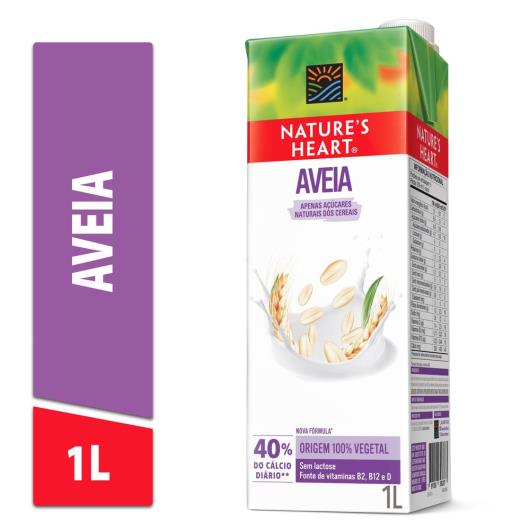 Bebida Vegetal NATURES HEART Aveia 1L - Imagem em destaque