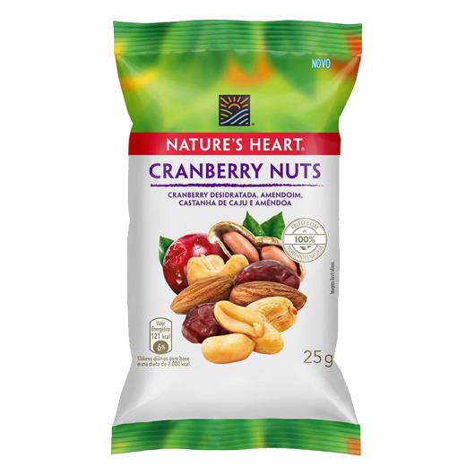 NATURE'S HEART Snack Cranberry Nuts 25g - Imagem em destaque