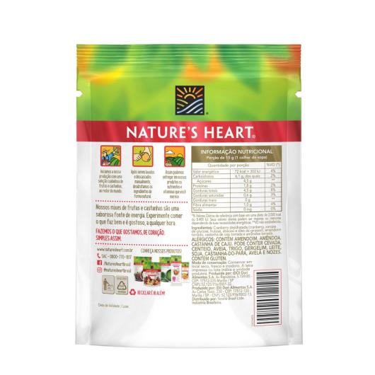 Snack NATURE'S HEART Cranberry Nuts 65g - Imagem em destaque