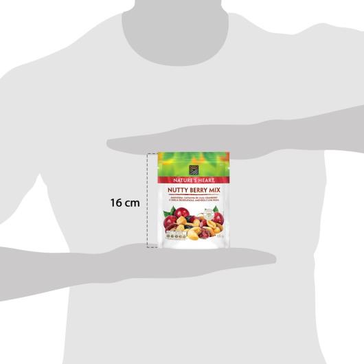 Snack NATURES HEART Nutty Berry Mix 65g - Imagem em destaque
