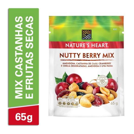 Snack NATURES HEART Nutty Berry Mix 65g - Imagem em destaque