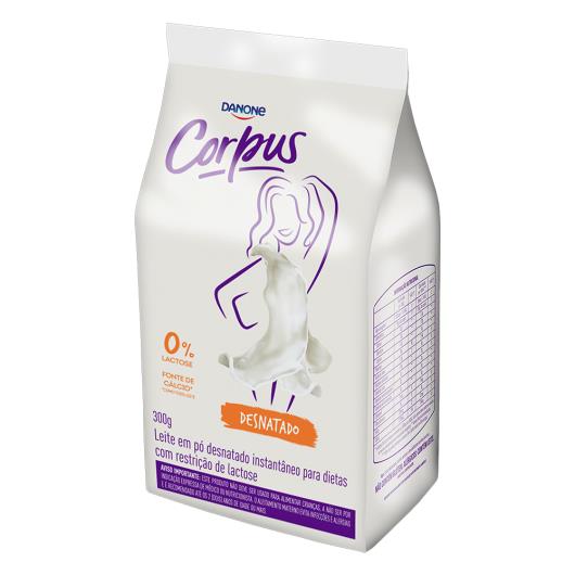 Leite em pó instantâneo desnatado zero lactose Corpus 300g - Imagem em destaque