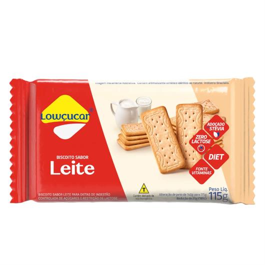 Biscoito Zero Açúcar Leite Lowçucar 115g - Imagem em destaque