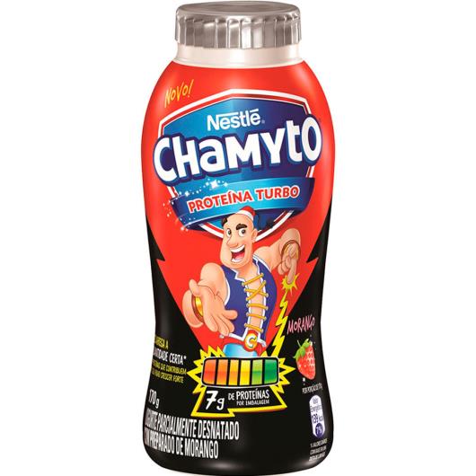 Iogurte de morango Proteína Turbo Chamyto 170g - Imagem em destaque