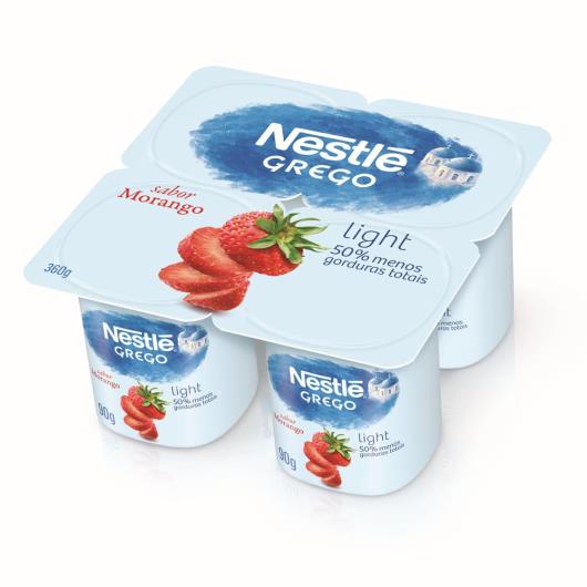 Iogurte grego morango light Nestlé 360g - Imagem em destaque