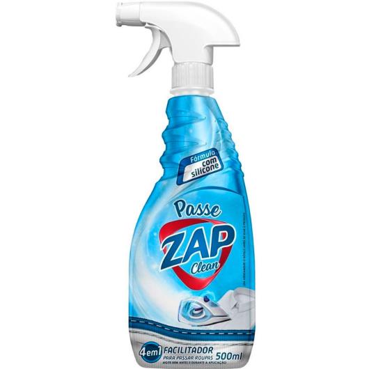 Facilitador Passar Roupas gatilho clean Zap 500ml - Imagem em destaque