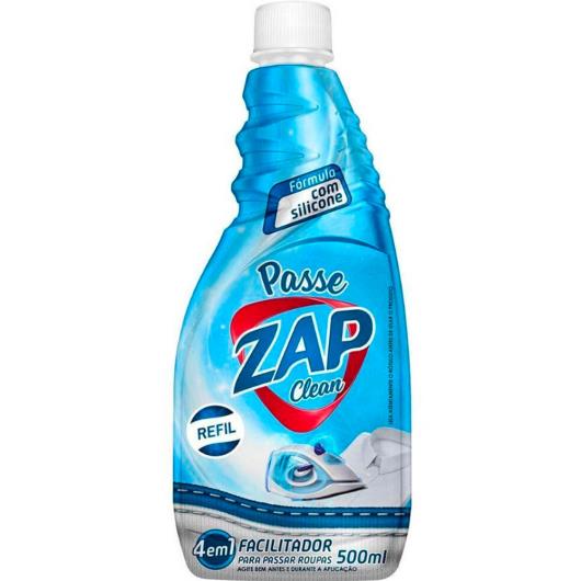 Facilitador Passar Roupas refil clean Zap 500ml - Imagem em destaque