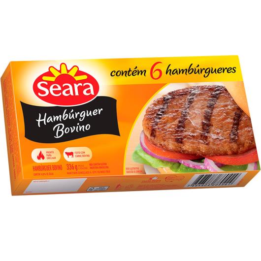 Hambúrguer bovino Seara 336g - Imagem em destaque