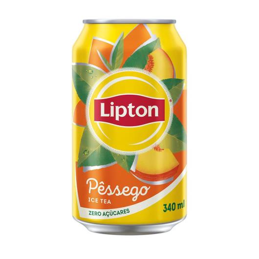 Chá pêssego Ice tea Lipton lata 340ml - Imagem em destaque