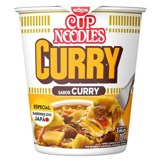 Macarrão Instantâneo Curry Cup Noodles Copo 70g - Imagem em destaque