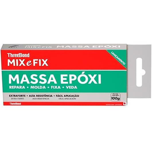 Massa Epóxi mix fix Three Bond 100g - Imagem em destaque