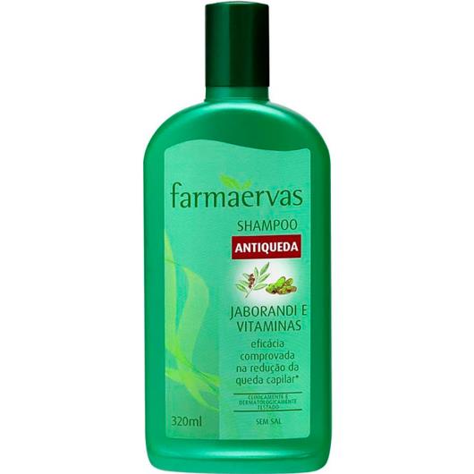 Shampoo Antiqueda Jaborandi e Vitaminas Farmaervas 320ml - Imagem em destaque