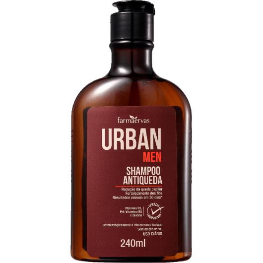 Shampoo antiqueda Farmaervas Urban Men 240ml - Imagem em destaque