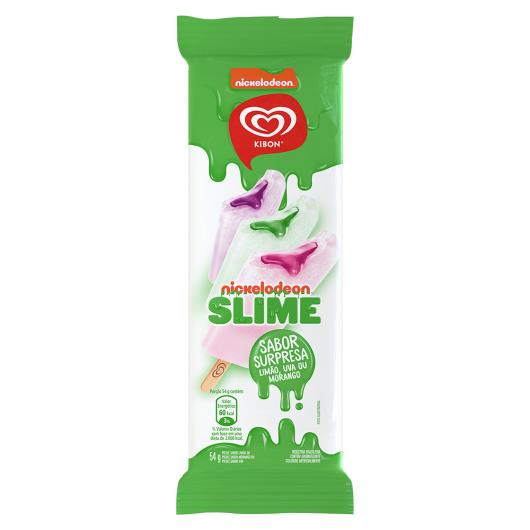 Picolé Surpresa Nickelodeon Slime Kibon Pacote 54g - Imagem em destaque