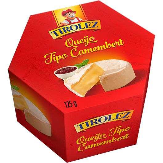 Queijo camembert Tirolez 125g - Imagem em destaque
