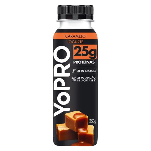 Iogurte Líquido YoPRO Cookies Caramel 25g de proteínas 250g - Imagem em destaque