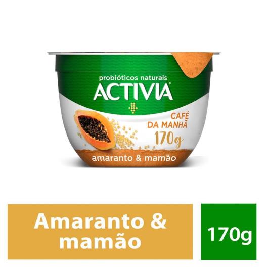 Activia Café da Manhã Mamão e Amaranto 170g - Imagem em destaque