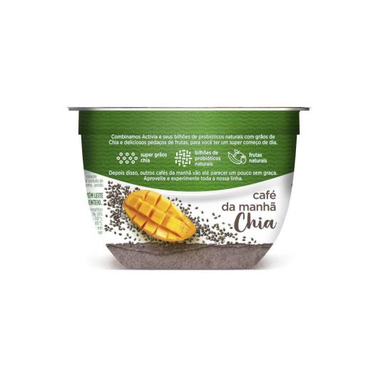 Leite fermentado café da manhã chia e manga Activia 170g - Imagem em destaque