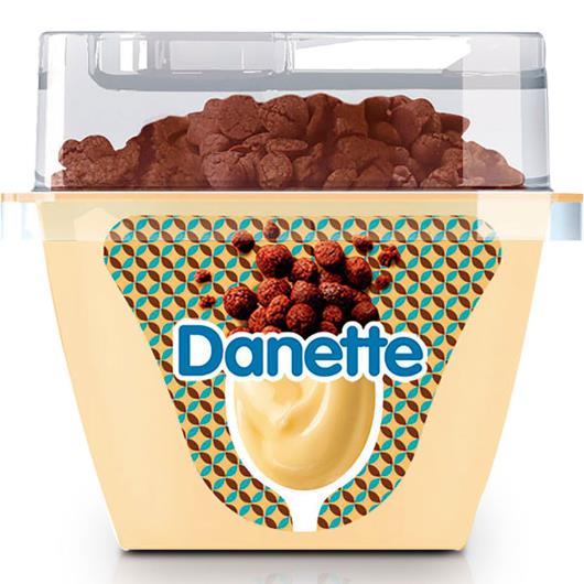 Sobremesa láctea chocolate branco com cookies Danette 90g - Imagem em destaque
