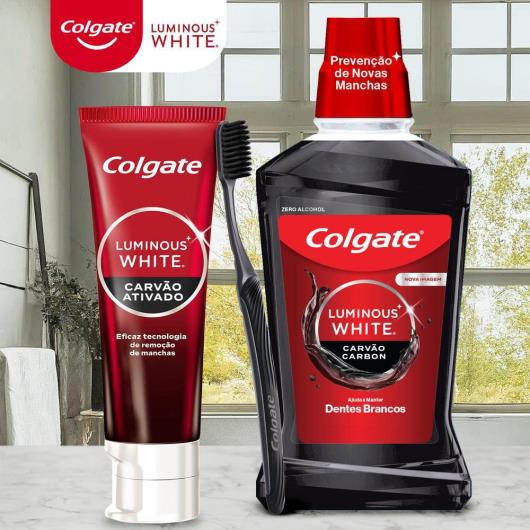Creme Dental Clareador Colgate Luminous White Carvão Ativado 70g - Imagem em destaque
