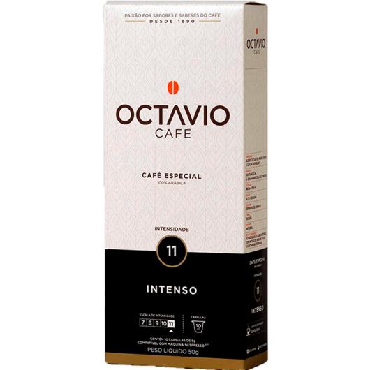 Cápsula de café especial Octavio Intenso – Intensidade 11 50g - Imagem em destaque