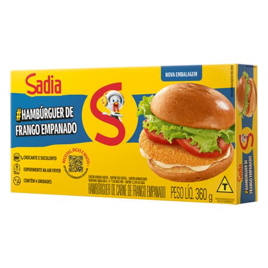 Hambúrguer de frango empanado Sadia 360g - Imagem em destaque