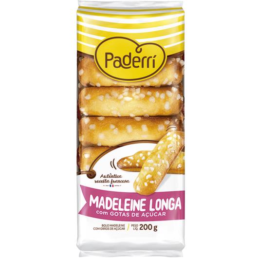 Bolo Madeleine Longa com gotas de açúcar Paderrí 200g - Imagem em destaque