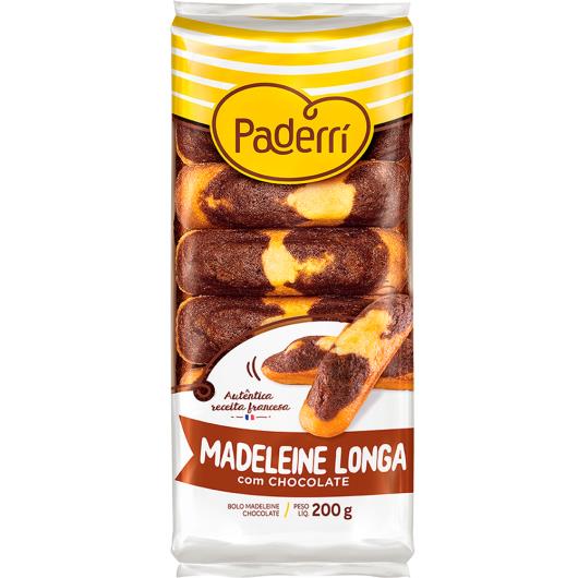 Bolo Madeleine Longa com chocolate Paderrí 200g - Imagem em destaque