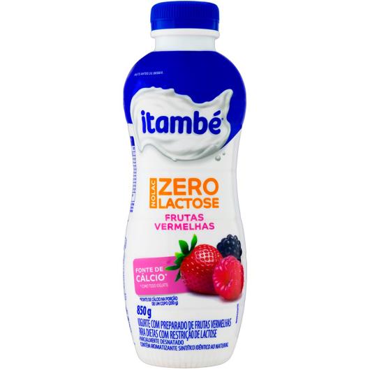 Iogurte zero lactose frutas vermelhas Itambé 850g - Imagem em destaque