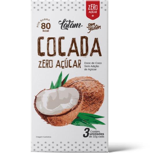 Cocada zero açúcar Latam 66g - Imagem em destaque