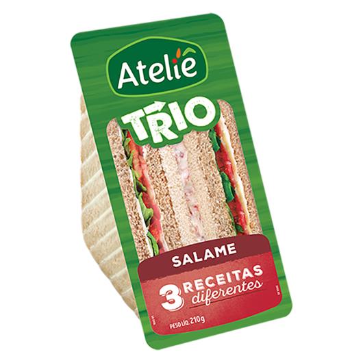 Sanduíche Salame Trio Ateliê 210g - Imagem em destaque