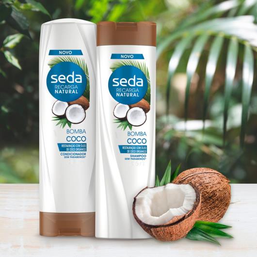 Shampoo bomba coco Seda 325ml - Imagem em destaque