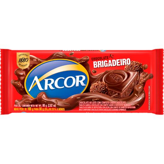 Chocolate brigadeiro Arcor 80g - Imagem em destaque