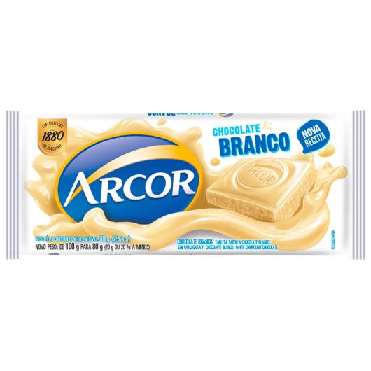 Chocolate branco Arcor 80g - Imagem em destaque